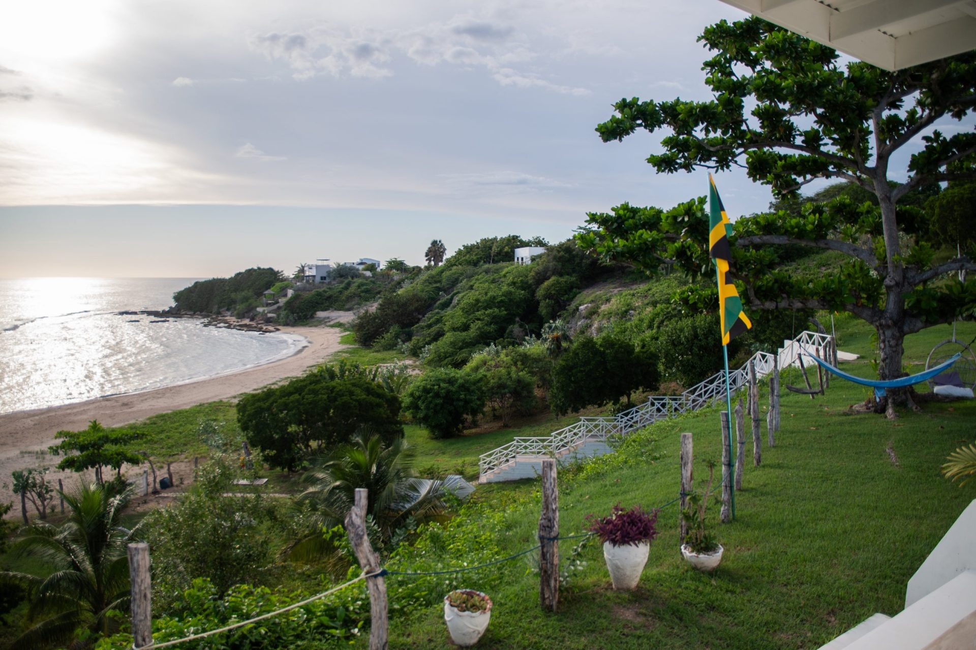 Scenic view at Rainbow Tree therapeutic mushroom retreat in Jamaica